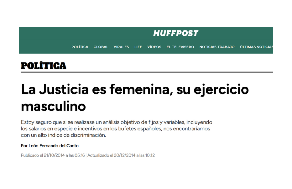 Justice Is Feminine, Its Exercise Is Masculine