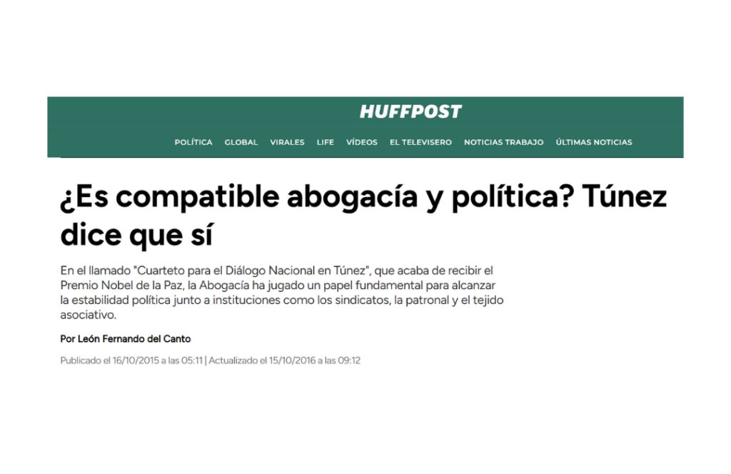 Is Law Compatible with Politics? Tunisia Says Yes