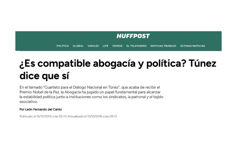 Is Law Compatible with Politics? Tunisia Says Yes