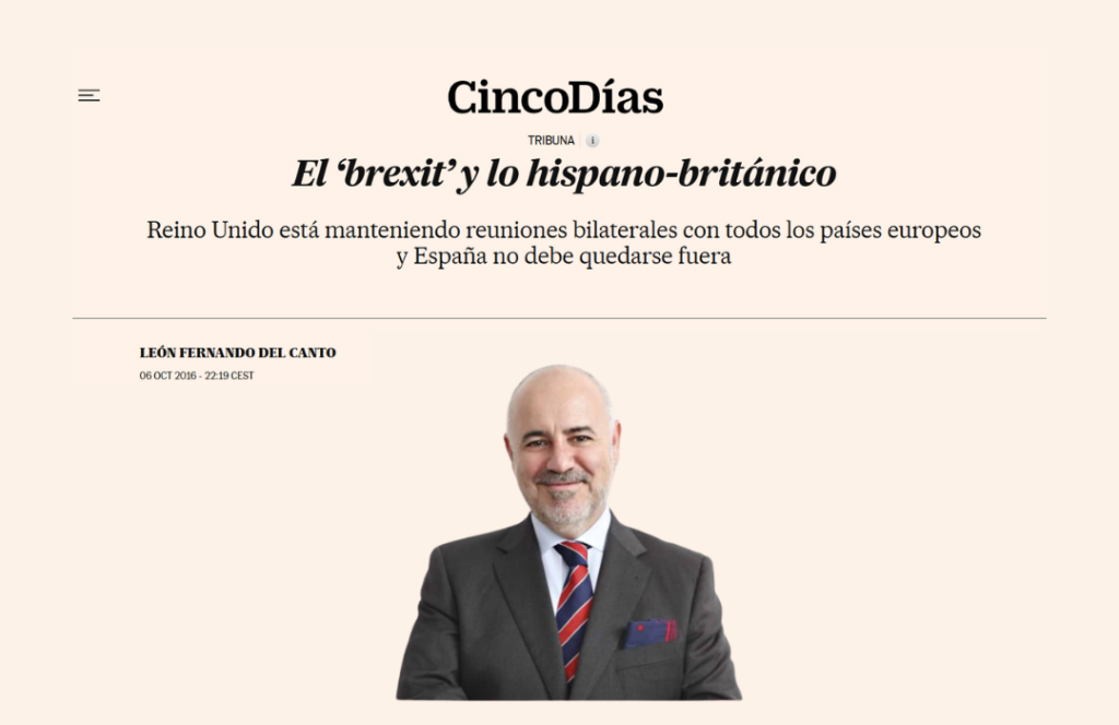 Brexit and UK–Spain Relations